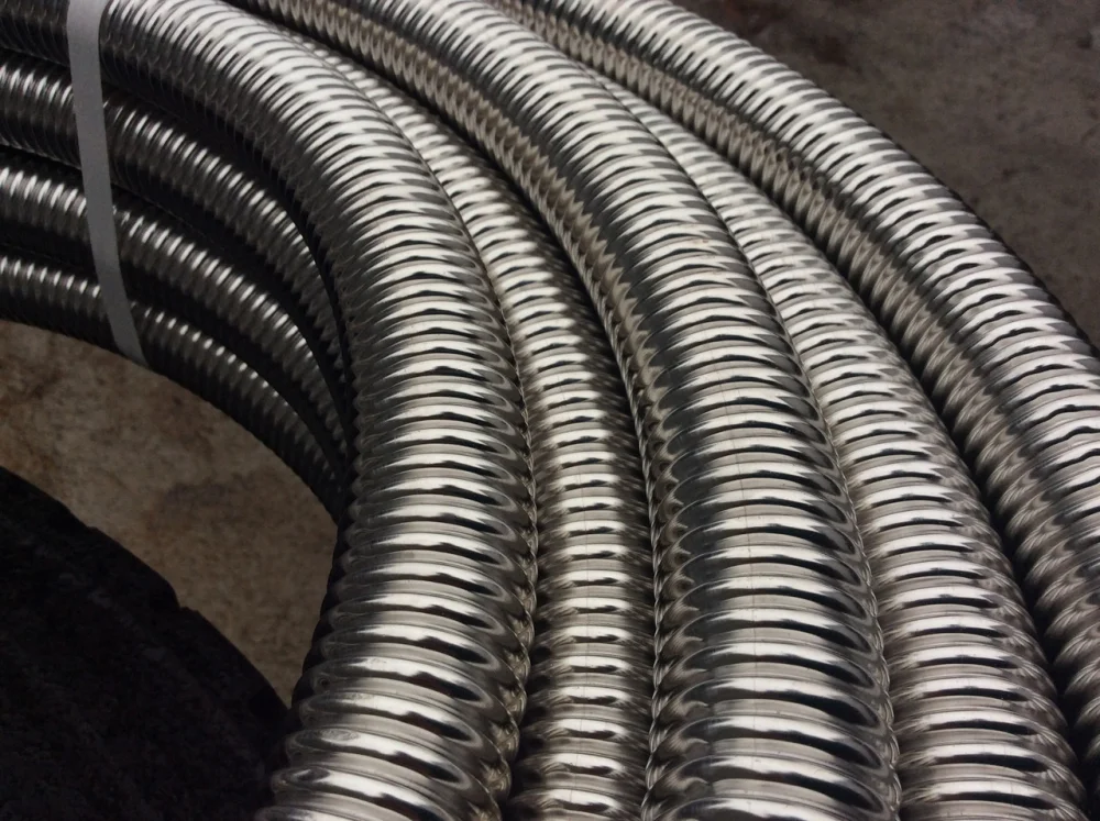 Алюминиевая гофрированная труба 100 мм АМц