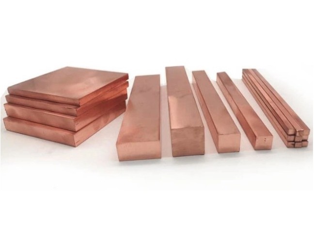 Латунная шина 2000х5 горячекатаная 2000 мм 5 мм Л85 ГОСТ 2208-2007