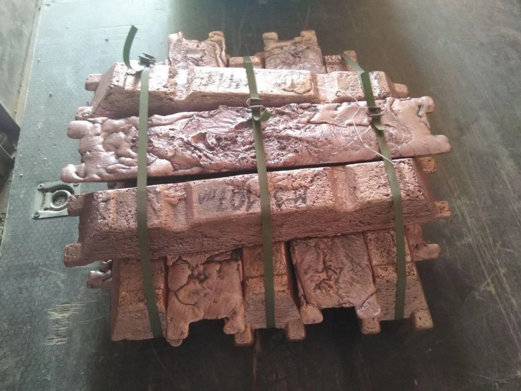 Медная чушка М3 ГОСТ Р 57376-2016