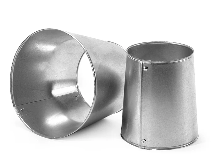 Переход кожуха из нержавеющей стали 400 мм