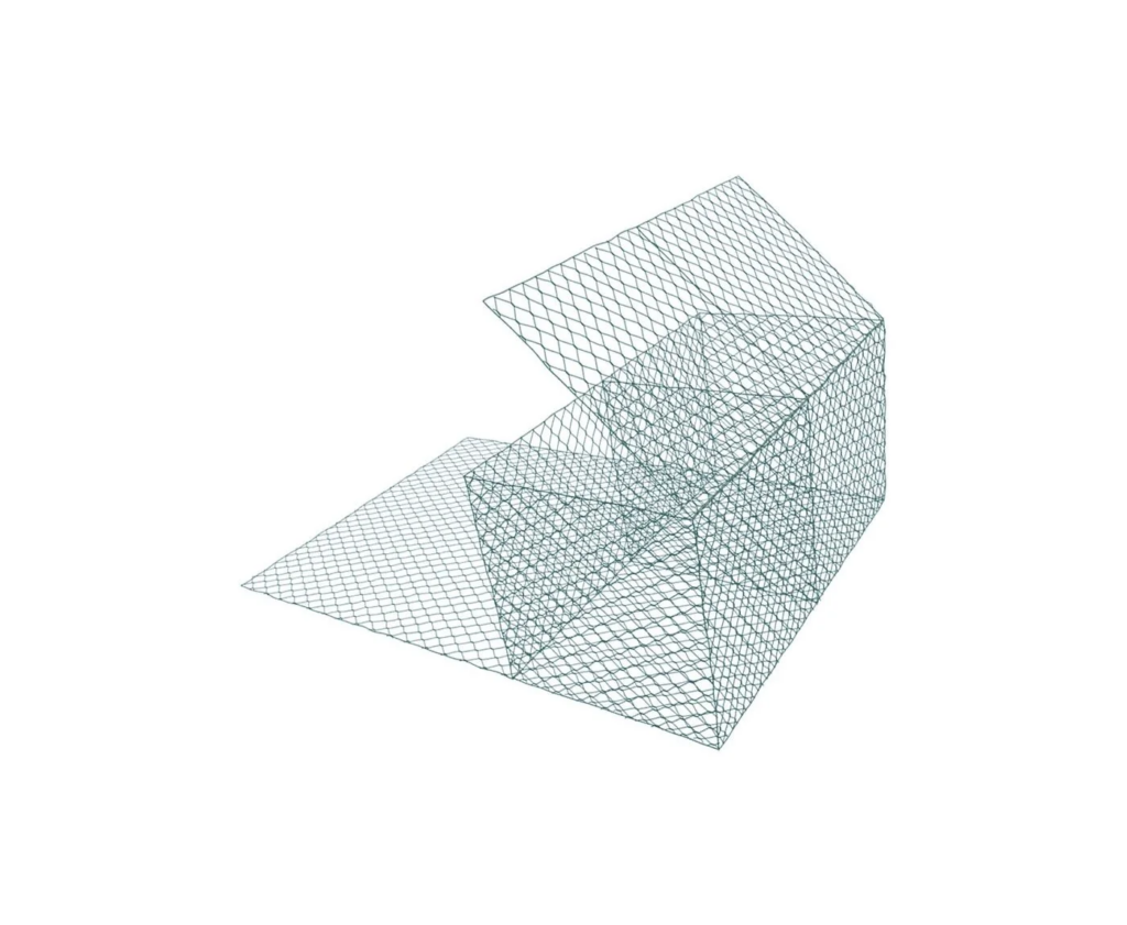 Система Террамеш 5 м 2 м 1 м 3.7 мм 8x10 см Gaflan ГОСТ Р 52132-2003