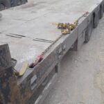 Бетонные плиты, кольца, люки, трубы для: Распределительный газопровод высокого давления