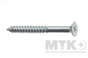 Шурупы с потайной головкой ГОСТ 1145 оцинкованные (3,0 x 20)